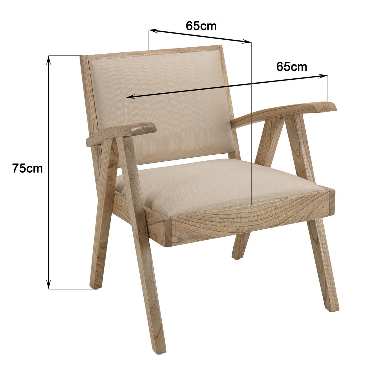 Dak - Fauteuil - Beige