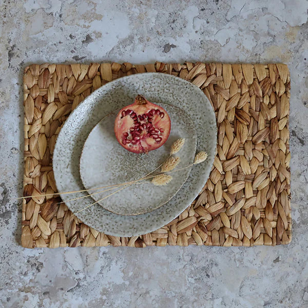 Set of 6 Siam Placemats - 45 x 30 cm - Water Hyacinth