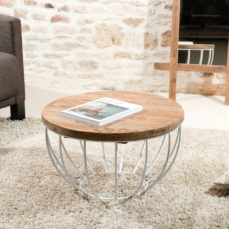 Mesa de Centro - Sixtina - Marrón