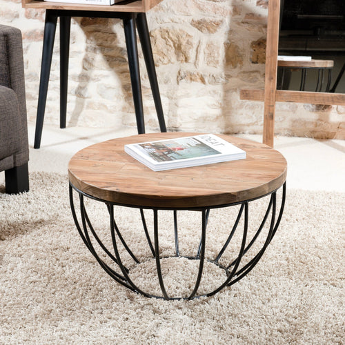 Mesa de Centro - Sixtina - Marrón