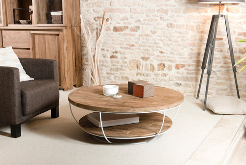 Mesa de Centro - Sixtina - Marrón