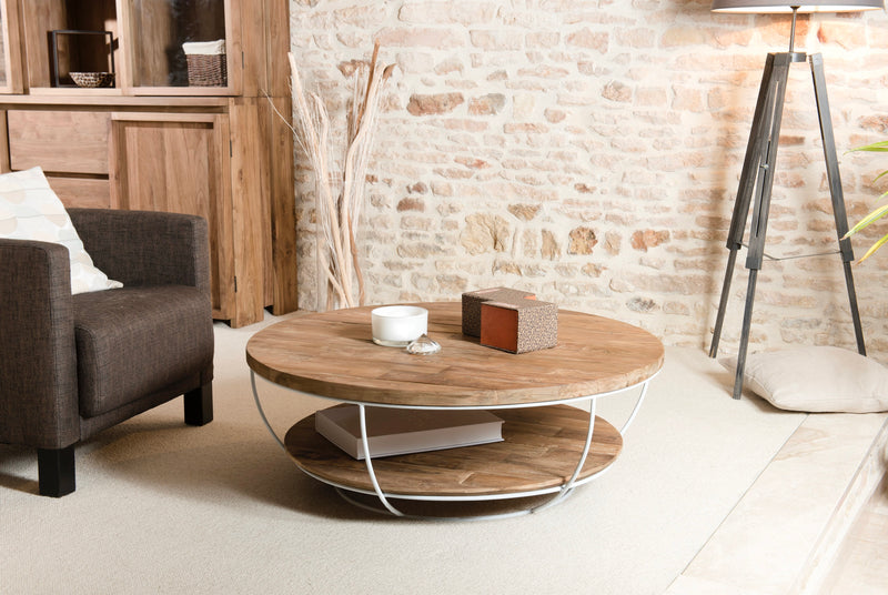 Mesa de Centro - Sixtina - Marrón