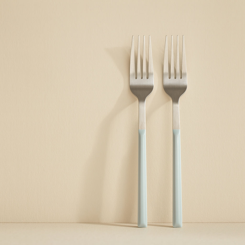 Set of 6 Colorama Forks - 21 cm - Stainless Steel