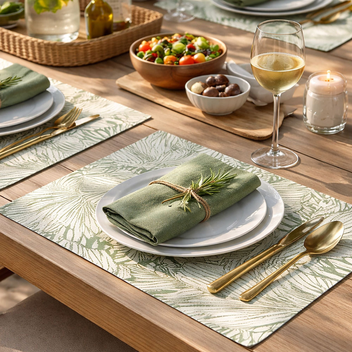Leaves - Set van 12 Placemats