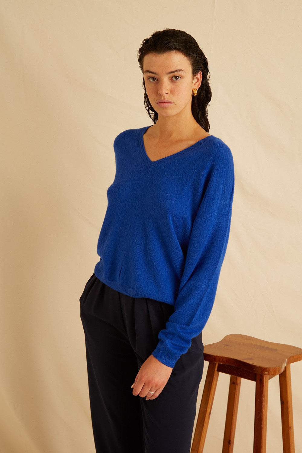 Pull Mathias - Bleu Electrique