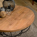 Mesa de Centro - Sixtina - Marrón