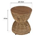 Sixtine - Tabouret - Marron