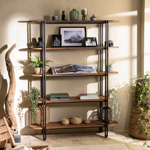 Estante - Sixtina - Marrón - Negro