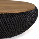 Mesa de Centro - Sixtina - Marrón - Negro