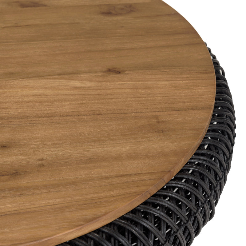 Mesa de Centro - Sixtina - Marrón - Negro