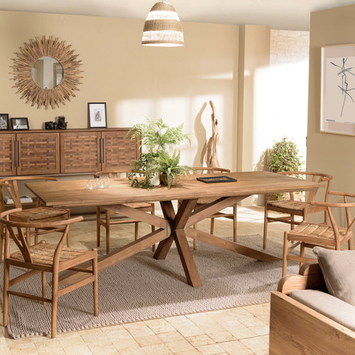 Mesa de Comedor - Sixtina - Marrón