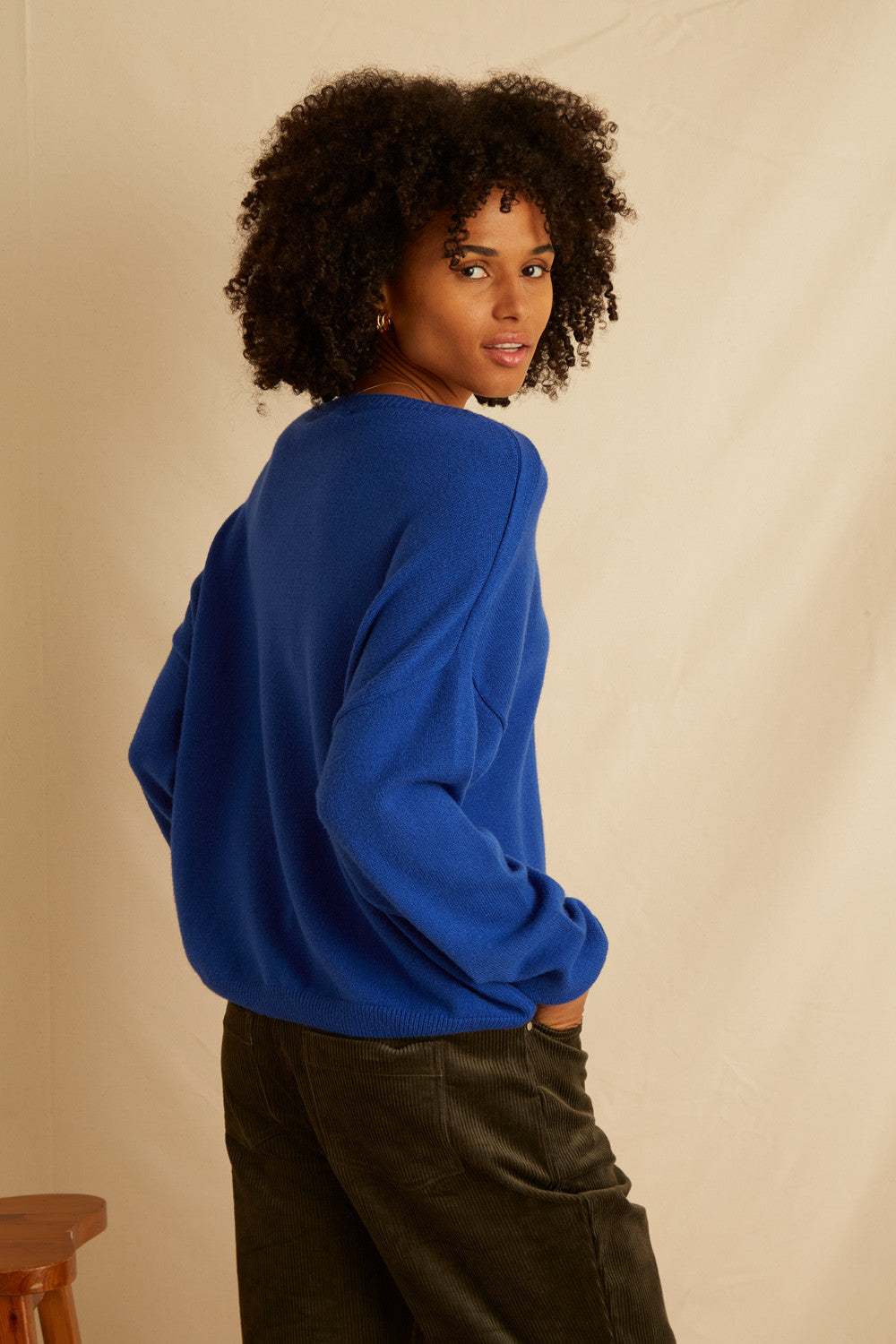 Pull Manel - Bleu Electrique