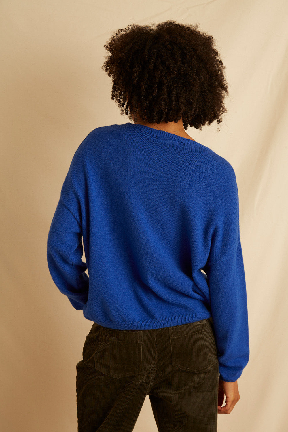 Pull Manel - Bleu Electrique