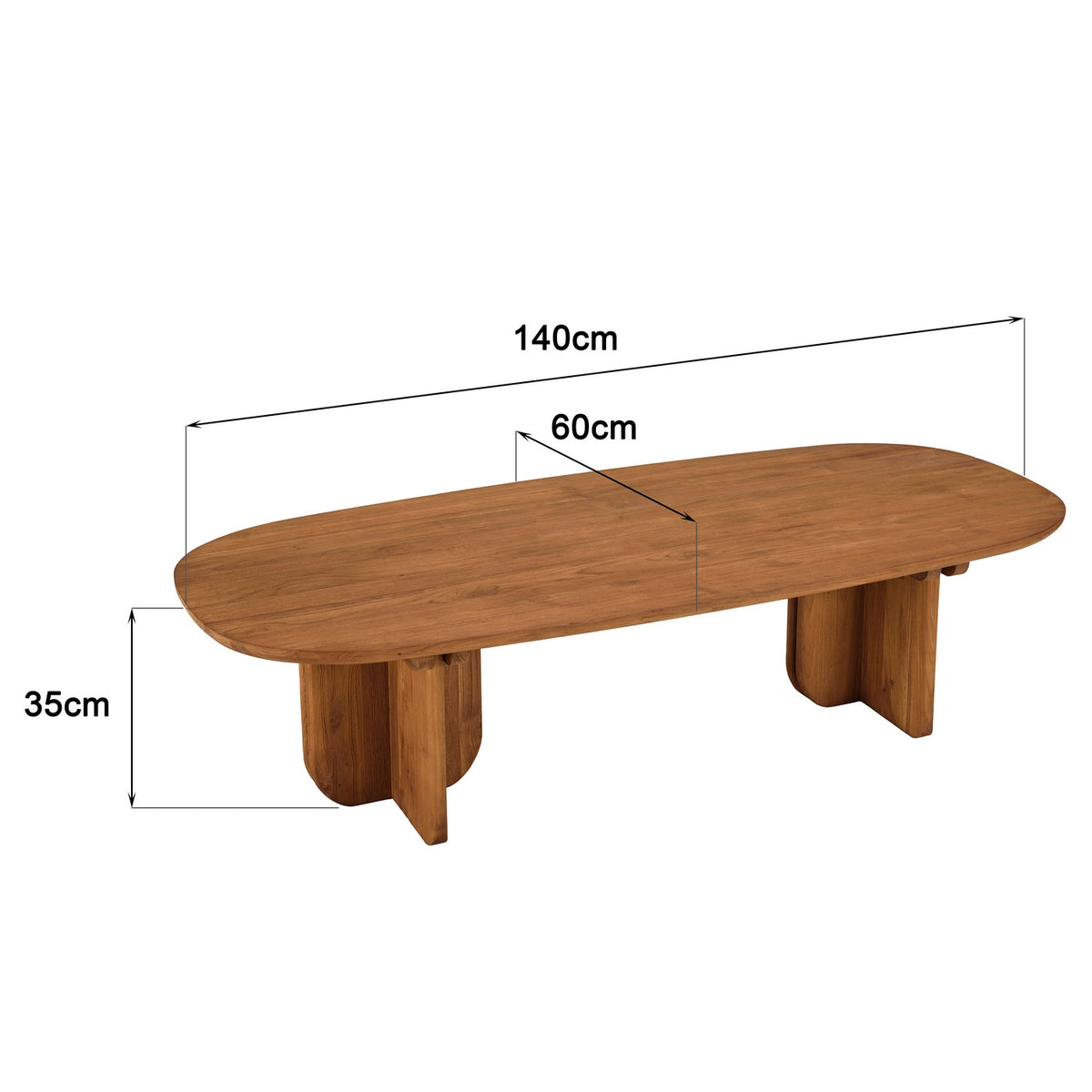 Sixtine - Table Basse - Marron