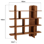 Sixtine - Bookcase & Shelving Unit - Brown