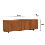 Sixtine - Credenza - Marrone/Nero