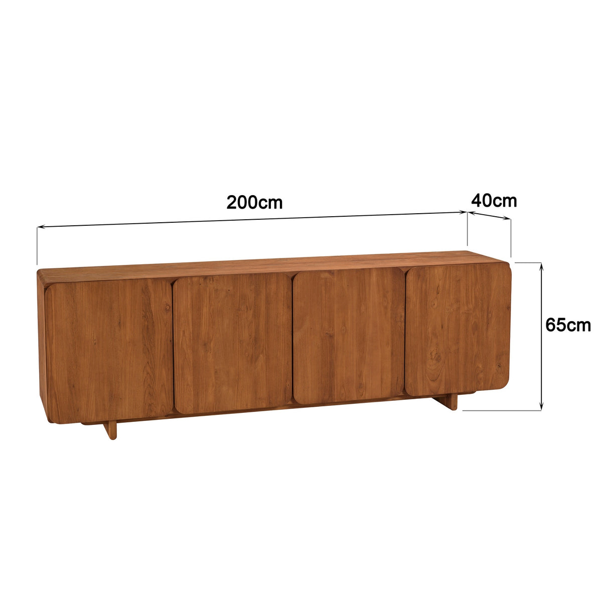 Sixtine - Credenza - Marrone/Nero