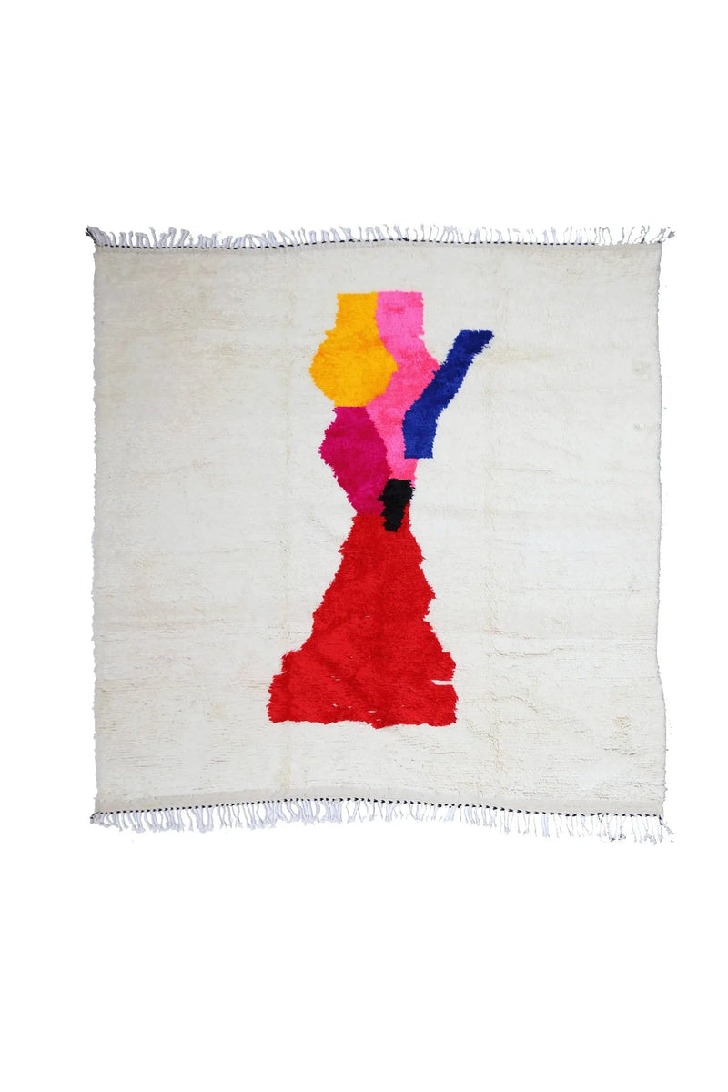 Tapis Berbère Coloré - 307 x 294 cm