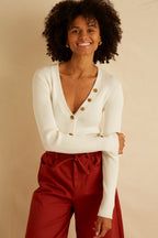 Pull Manosque - Blanc