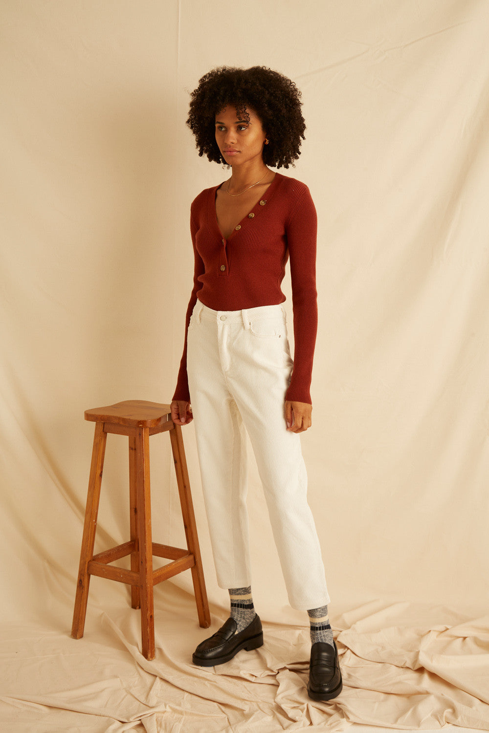 Pull Manosque - Blanc