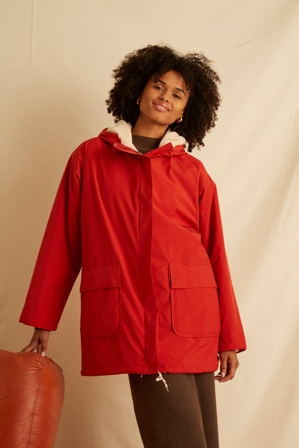 Gaby Coat - Carmine