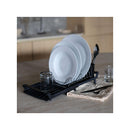 Égouttoir À Vaisselle Extensible Polypropylène Noir - 28×20Cm