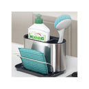 Stainless Steel &amp; Plastic Kitchen Organizer - 18×12×13cm