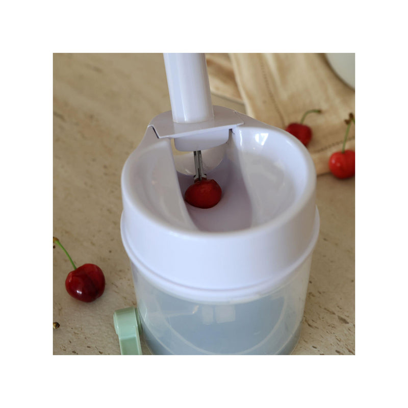 Dénoyauteur À Cerises En Plastique Blanc