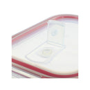 Set of 6 Rectangular Clementine Airtight Jars - 1040ml