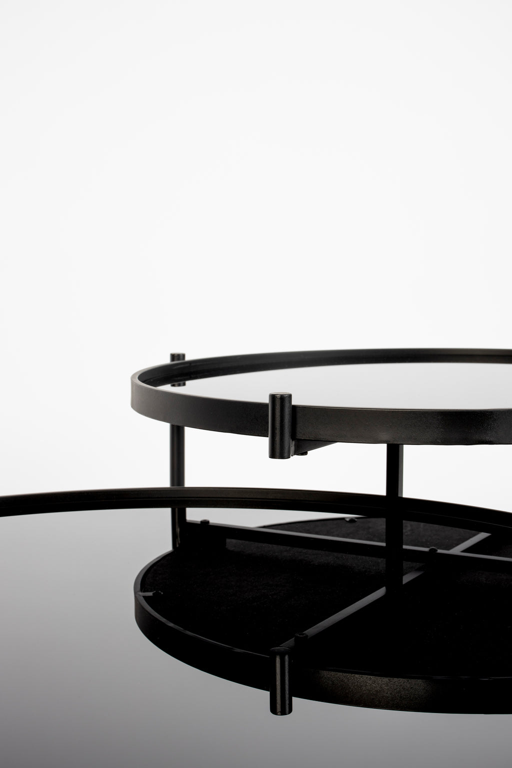 Li - Table Basse - Verre - Noir