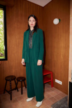 Pantalon Paillon - Vert Sapin