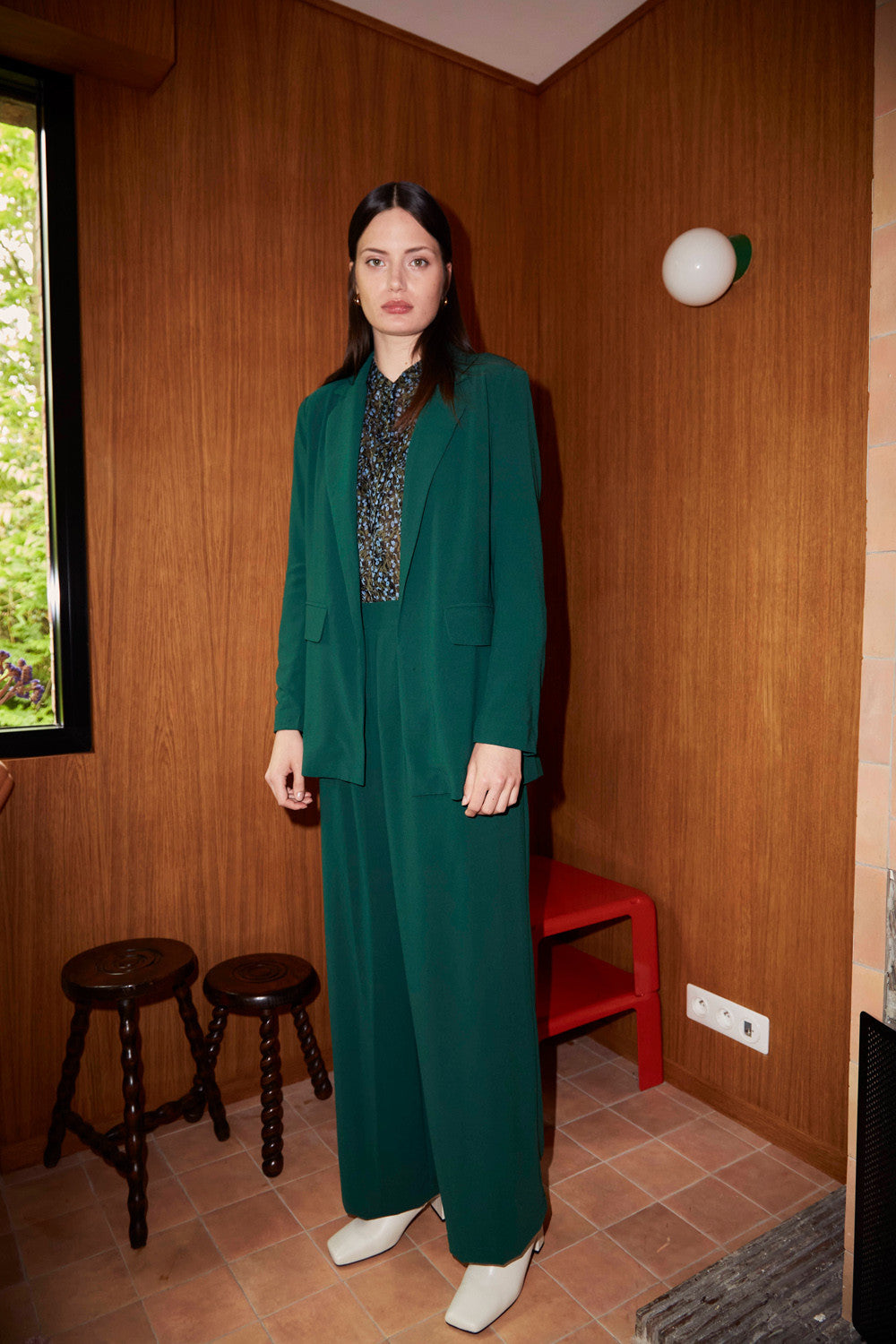 Pantalon Paillon - Vert Sapin