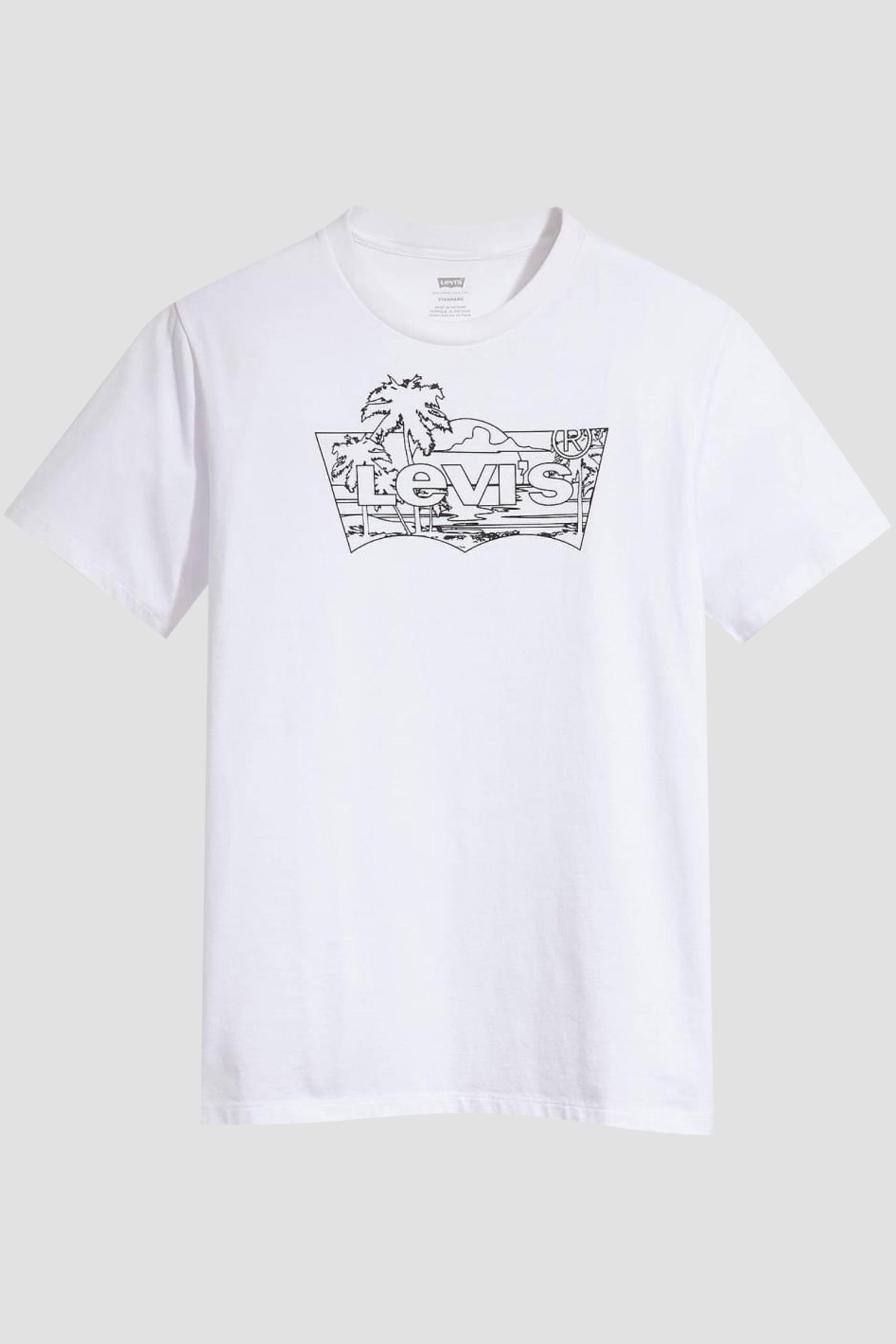 Levi'S T-Shirt Bianca Con Stampa 22491-1476