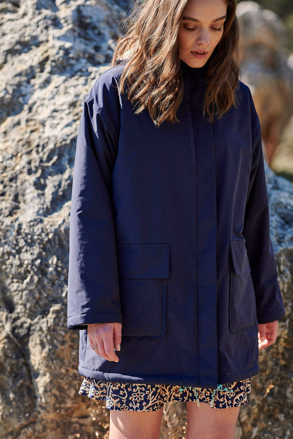 Gaby Coat - Navy