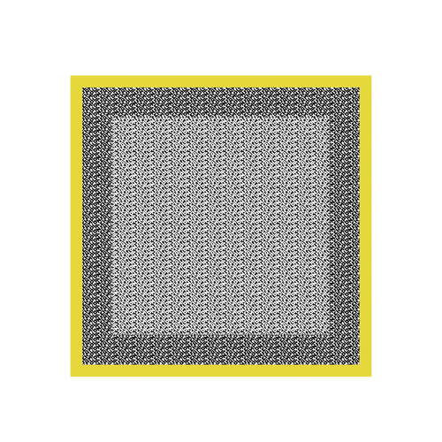 Silk Square - Black/White