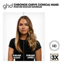 Rizador de varita cónico Ghd Chronos