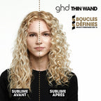 Boucleur Ultra Fin Ghd Curve® Thin Wand - Noir