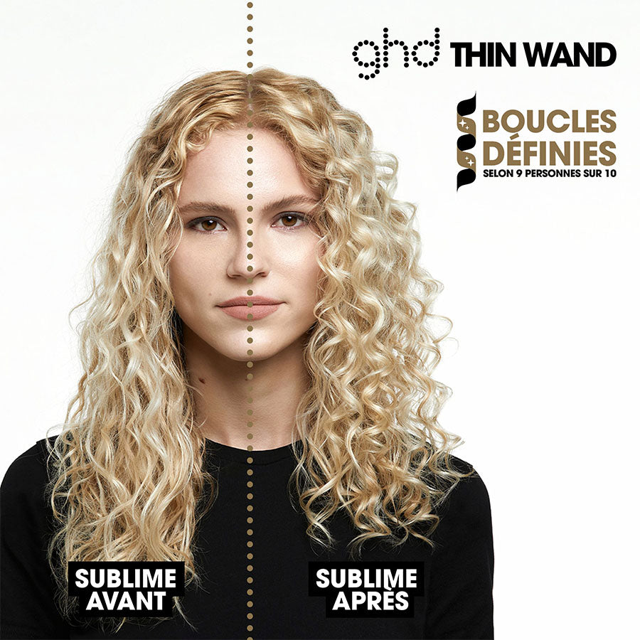 Boucleur Ultra Fin Ghd Curve® Thin Wand - Noir