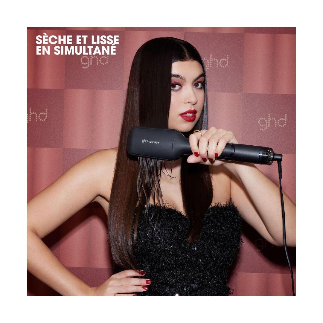 Ghd Duet Style 2-In-1 Drying Straightener Box, The Ghd Flat Brush And Its Pouch