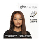Ghd Duet Style Bordeaux 2-In-1 Drying Straightener Set, Smoothing Oil and Matching Vanity Case
