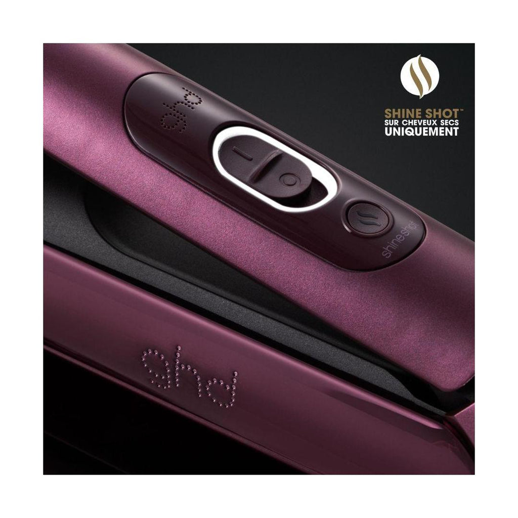 Ghd Duet Style Bordeaux 2-In-1 Drying Straightener Set, Smoothing Oil and Matching Vanity Case