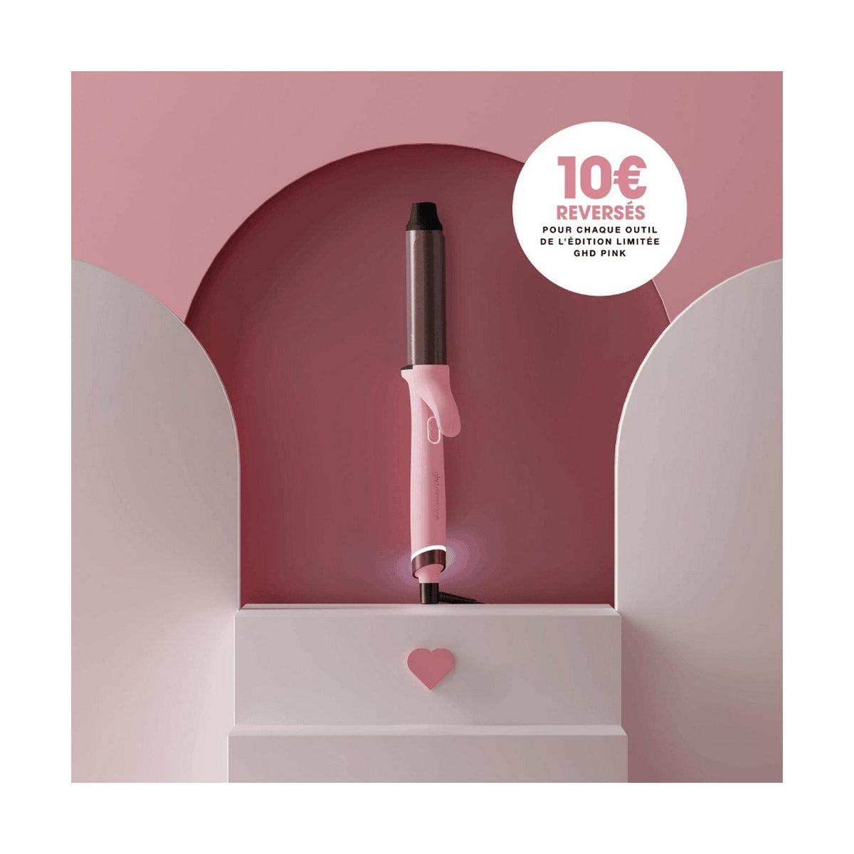 Boucleur GHD Chronos Grand Curl Tong - Édition Limitée Pink