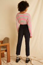 Pantalon Poinsettia - Velours Marine