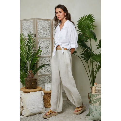 Pantalon - Beige - Femme
