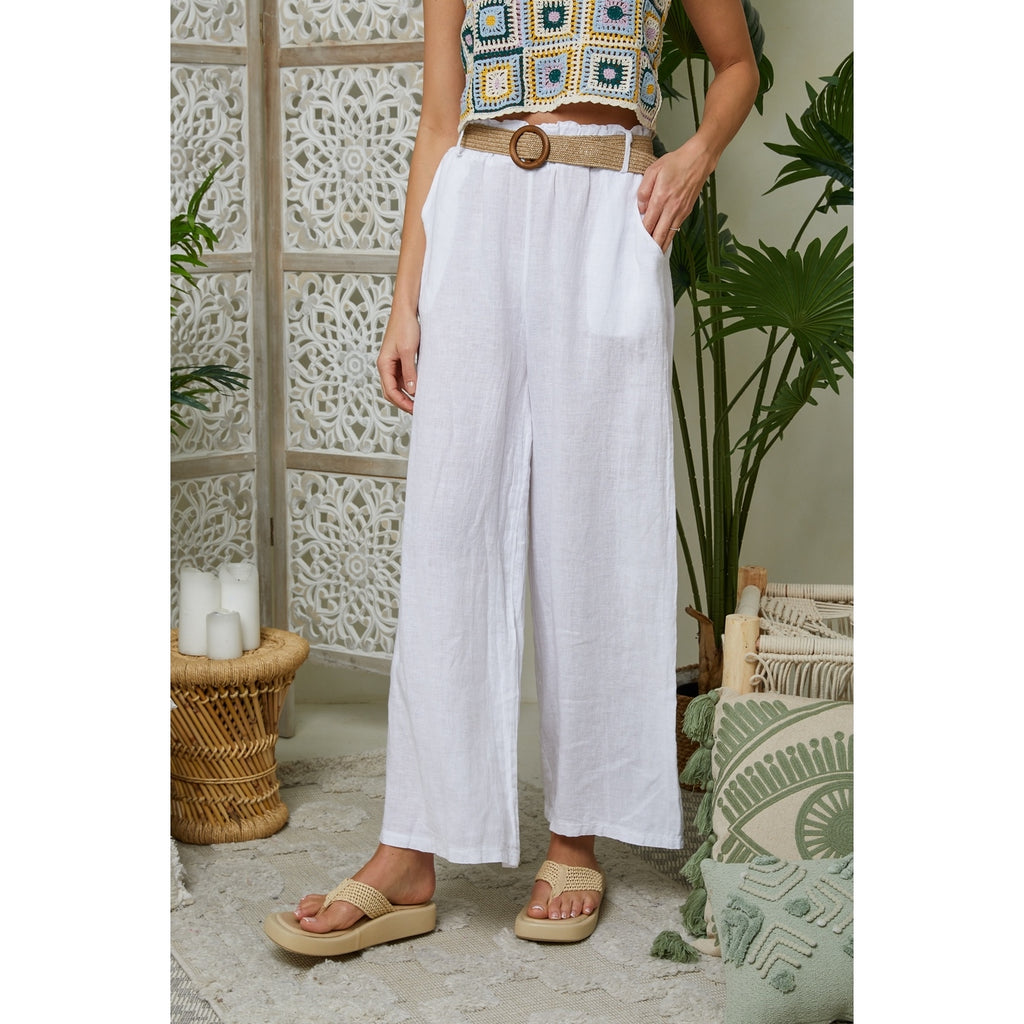 Pantalon - Blanc - Femme