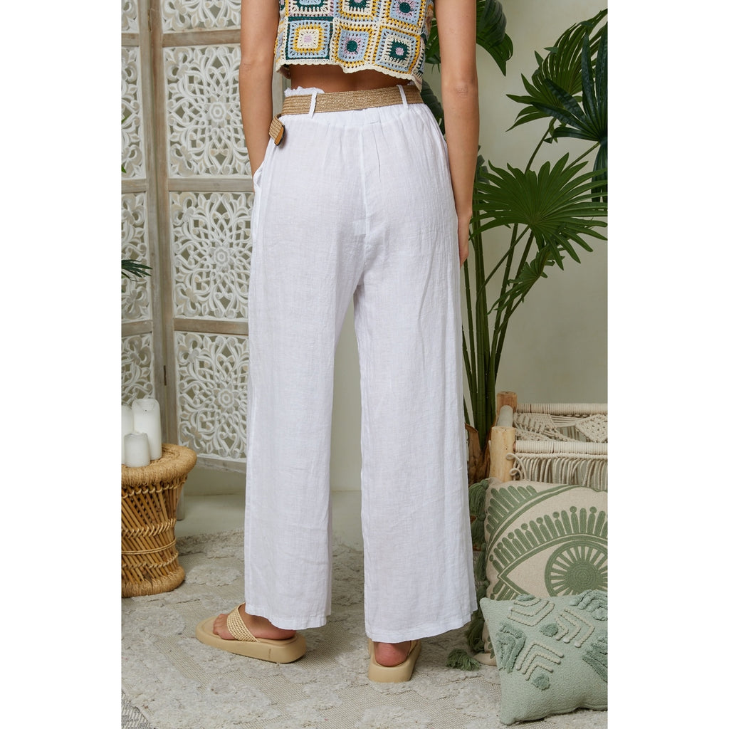 Pantalon - Blanc - Femme