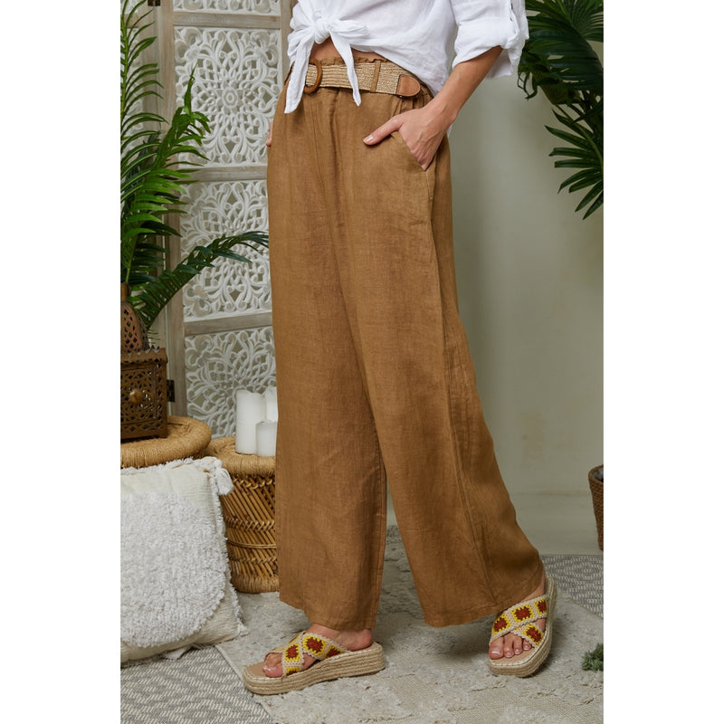 Pantalon - Camel - Femme