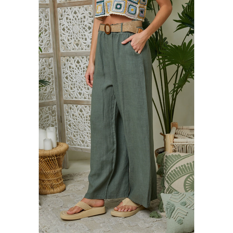 Pantalon - Kaki - Femme