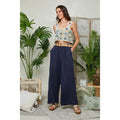 Trousers - Navy - Women