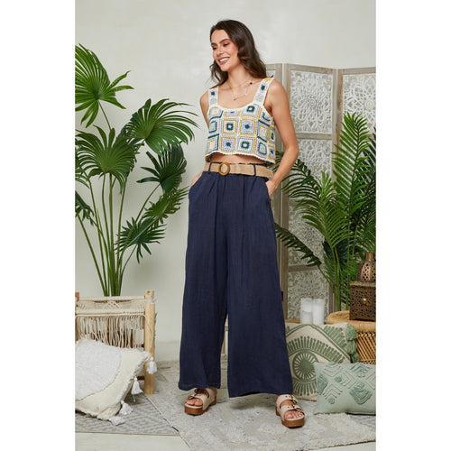 Pantalón - Azul Marino - Mujer